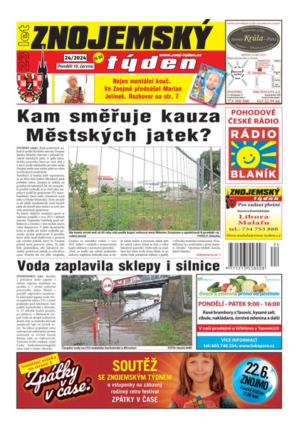 E-magazín Znojemský týden 24/2024 - Znojemský týden