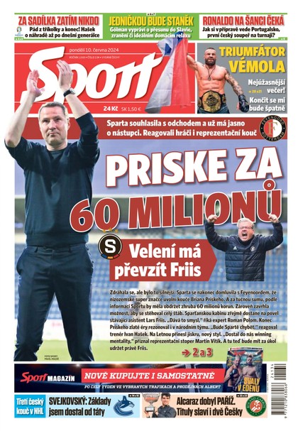 E-magazín Sport - 10.06.2024 - CZECH NEWS CENTER a. s.