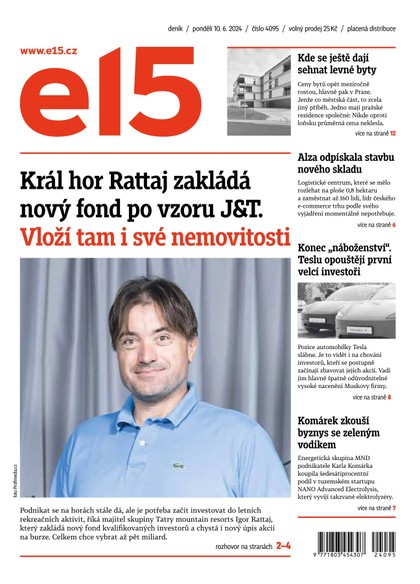 E-magazín E15 - 10.06.2024 - CZECH NEWS CENTER a. s.