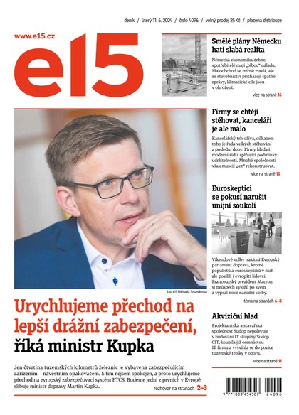 E-magazín E15 - 11.06.2024 - CZECH NEWS CENTER a. s.