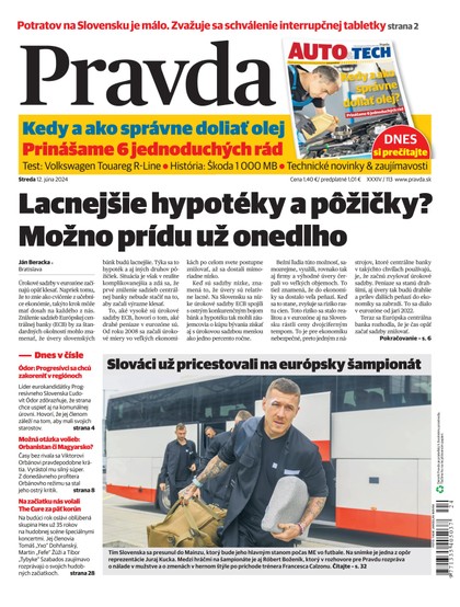 E-magazín Denník Pravda 12. 6. 2024 - OUR MEDIA SR a. s.