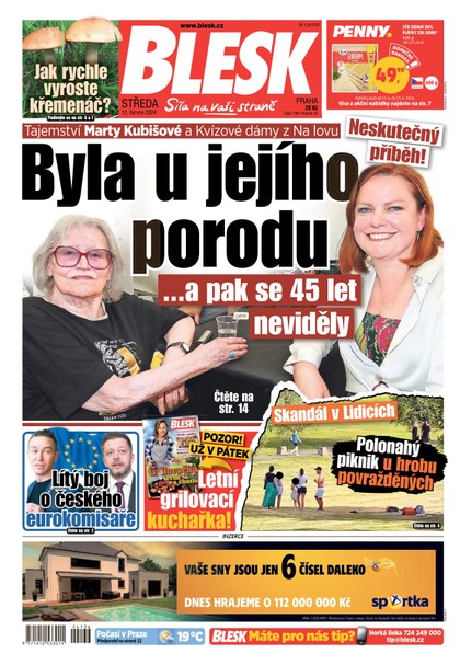 E-magazín Blesk - 12.06.2024 - CZECH NEWS CENTER a. s.