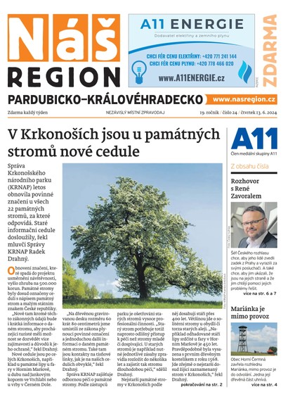 E-magazín Náš Region - Pardubicko/Královéhradecko 24/2024 - A 11 s.r.o.