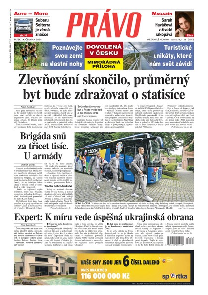 E-magazín Deník Právo - 14.6.2024 - Borgis, a.s.