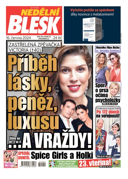 E-magazín NEDĚLNÍ BLESK - 16.06.2024 - CZECH NEWS CENTER a. s.