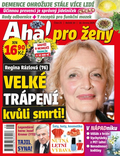 E-magazín AHA! PRO ŽENY - 25/2024 - CZECH NEWS CENTER a. s.