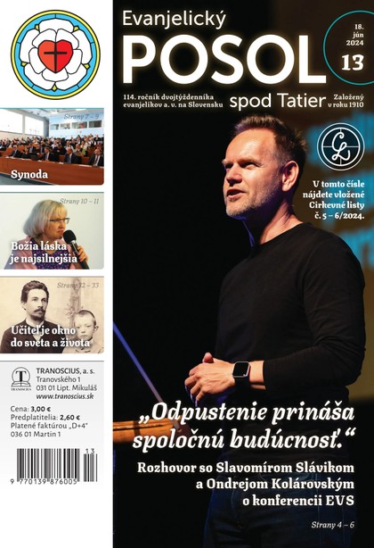 E-magazín Evanjelický posol spod Tatier 13/2024 - TRANOSCIUS a.s.