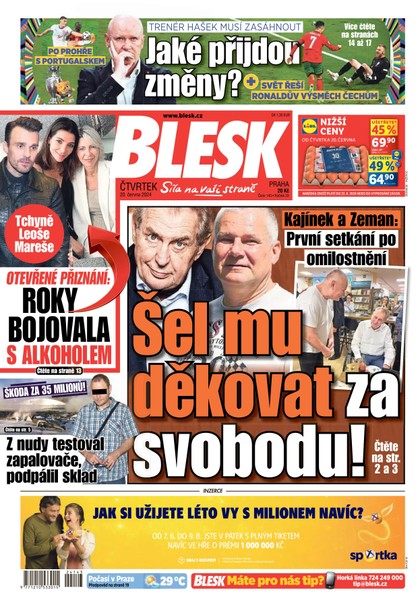 E-magazín Blesk - 20.06.2024 - CZECH NEWS CENTER a. s.