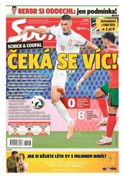 E-magazín Sport - 20.06.2024 - CZECH NEWS CENTER a. s.