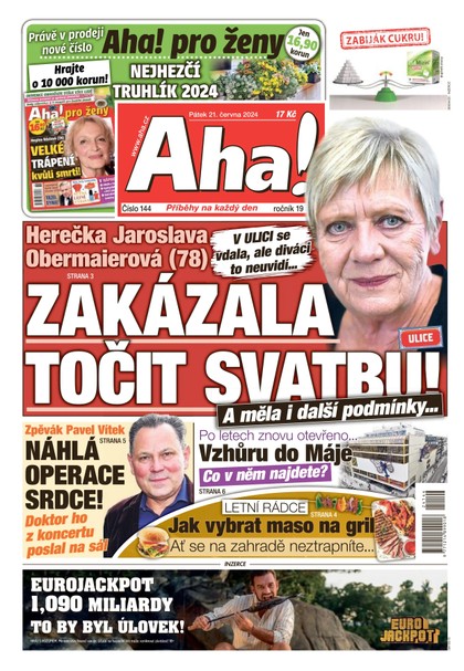 E-magazín AHA! - 21.06.2024 - CZECH NEWS CENTER a. s.