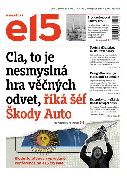 E-magazín E15 - 24.06.2024 - CZECH NEWS CENTER a. s.