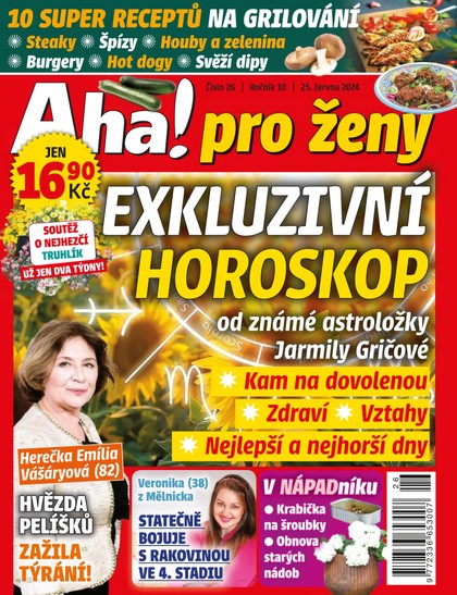 E-magazín AHA! PRO ŽENY - 26/2024 - CZECH NEWS CENTER a. s.