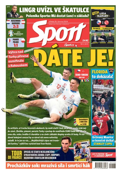 E-magazín Sport - 26.06.2024 - CZECH NEWS CENTER a. s.