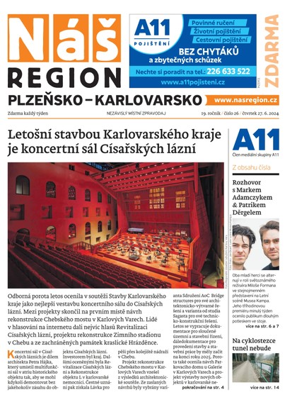 E-magazín Náš Region - Karlovarsko 26/2024 - A 11 s.r.o.