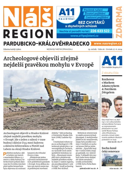 E-magazín Náš Region - Pardubicko/Královéhradecko 26/2024 - A 11 s.r.o.