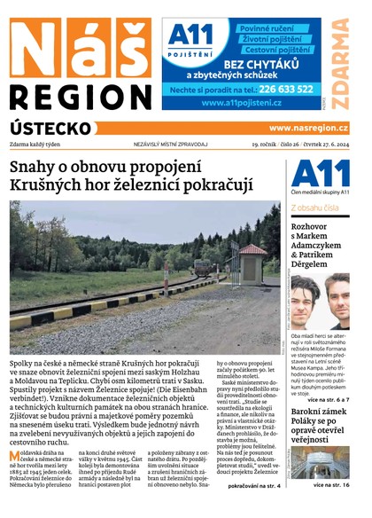 E-magazín Náš Region - Ústecko 26/2024 - A 11 s.r.o.