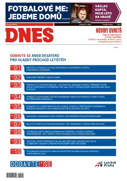 E-magazín MF DNES - 27.06.2024 - MAFRA, a.s.