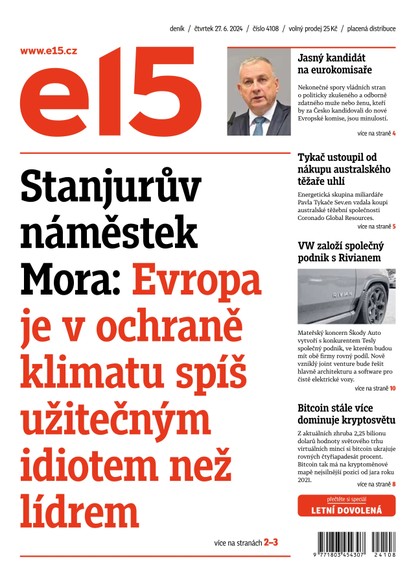 E-magazín E15 - 27.06.2024 - CZECH NEWS CENTER a. s.