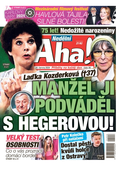 E-magazín NEDĚLNÍ AHA! - 30.06.2024 - CZECH NEWS CENTER a. s.