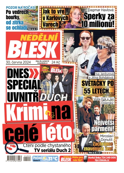 E-magazín NEDĚLNÍ BLESK - 30.06.2024 - CZECH NEWS CENTER a. s.