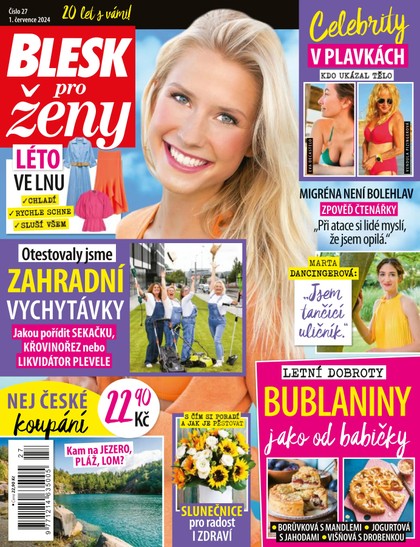 E-magazín BLESK PRO ŽENY - 27/2024 - CZECH NEWS CENTER a. s.