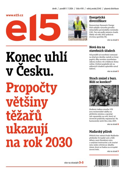 E-magazín E15 - 01.07.2024 - CZECH NEWS CENTER a. s.