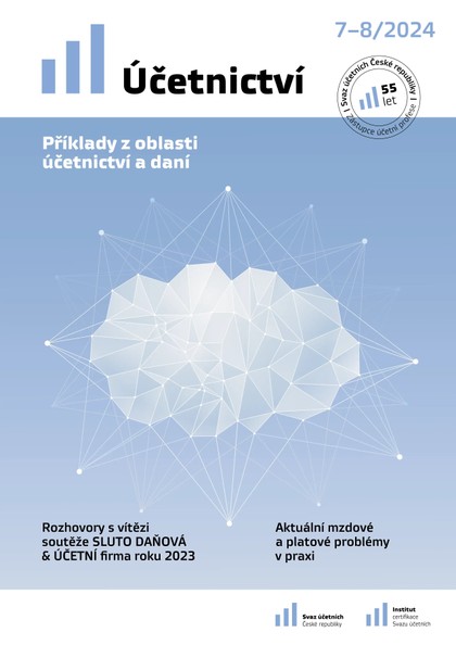 E-magazín Účetnictví č. 7-8/2024 - Svaz účetních České republiky, z. s.