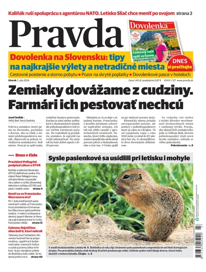 E-magazín Denník Pravda 2. 7. 2024 - OUR MEDIA SR a. s.