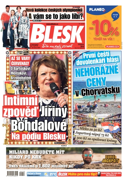 E-magazín Blesk - 02.07.2024 - CZECH NEWS CENTER a. s.
