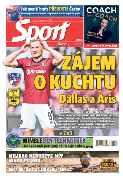 E-magazín Sport - 02.07.2024 - CZECH NEWS CENTER a. s.