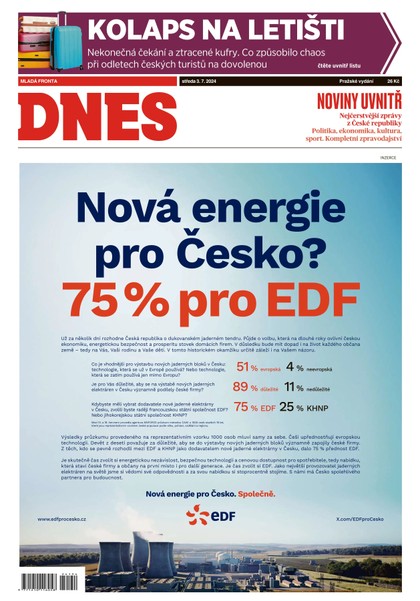 E-magazín MF DNES - 03.07.2024 - MAFRA, a.s.