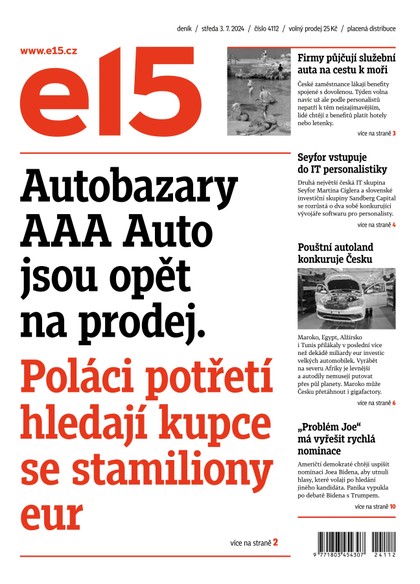 E-magazín E15 - 03.07.2024 - CZECH NEWS CENTER a. s.