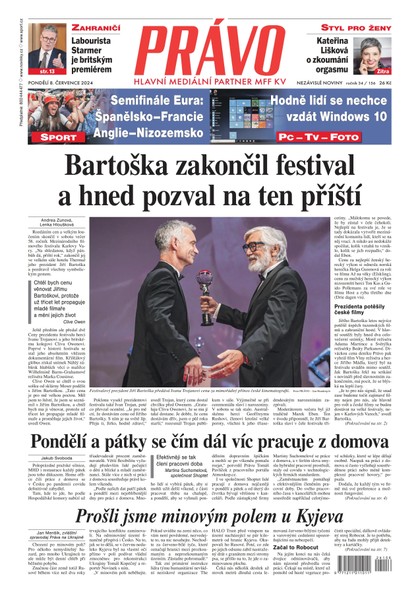 E-magazín Deník Právo - 8.7.2024 - Borgis, a.s.