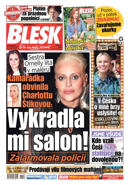 E-magazín Blesk - 08.07.2024 - CZECH NEWS CENTER a. s.