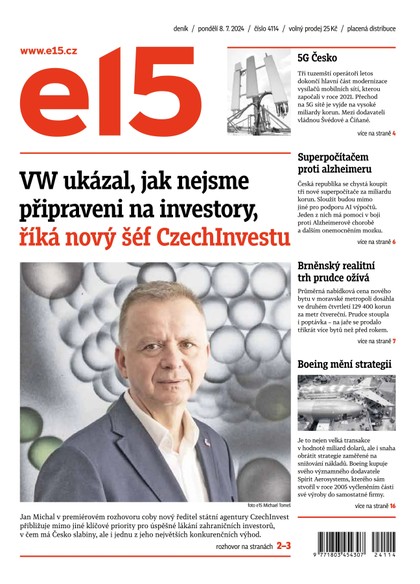 E-magazín E15 - 08.07.2024 - CZECH NEWS CENTER a. s.