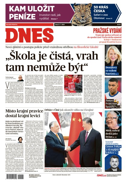 E-magazín MF DNES - 09.07.2024 - MAFRA, a.s.