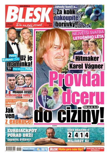 E-magazín Blesk - 09.07.2024 - CZECH NEWS CENTER a. s.