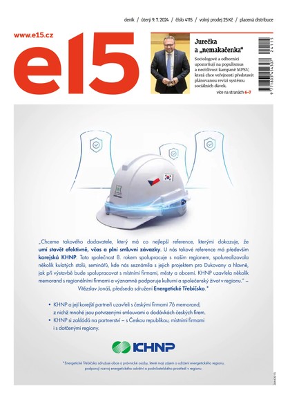 E-magazín E15 - 09.07.2024 - CZECH NEWS CENTER a. s.