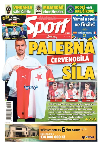 E-magazín Sport - 10.07.2024 - CZECH NEWS CENTER a. s.