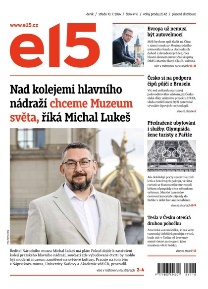 E-magazín E15 - 10.07.2024 - CZECH NEWS CENTER a. s.