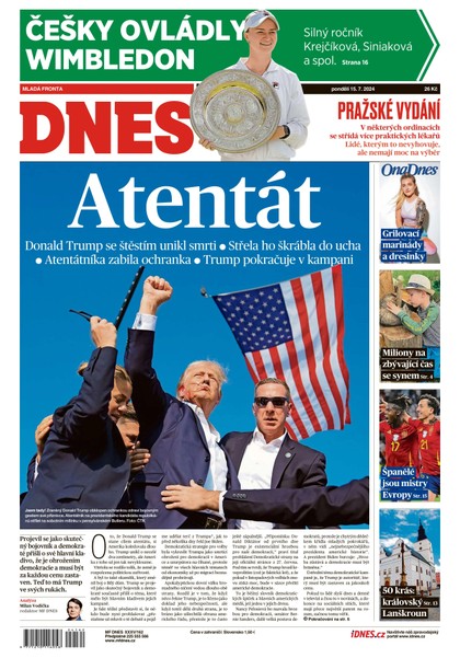 E-magazín MF DNES - 15.07.2024 - MAFRA, a.s.