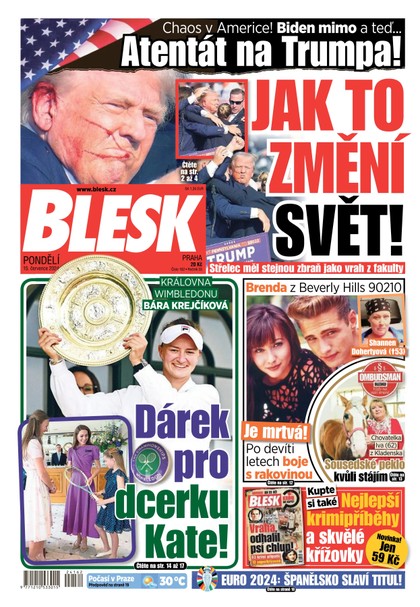 E-magazín Blesk - 15.07.2024 - CZECH NEWS CENTER a. s.