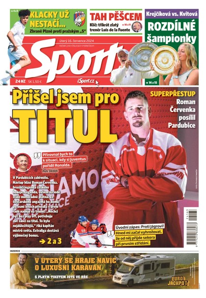 E-magazín Sport - 16.07.2024 - CZECH NEWS CENTER a. s.