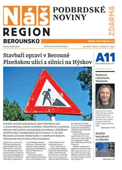 E-magazín Náš Region - Berounsko 29/2024 - A 11 s.r.o.