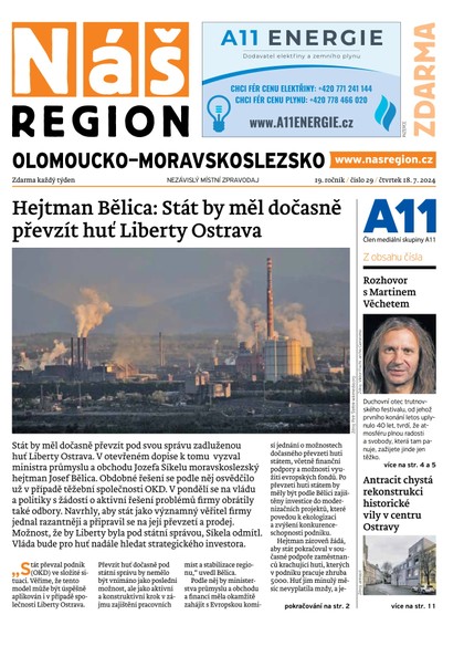 E-magazín Náš Region - Olomoucko/Moravskoslezsko 29/2024 - A 11 s.r.o.