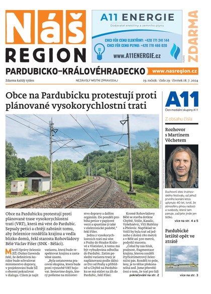 E-magazín Náš Region - Pardubicko/Královéhradecko 29/2024 - A 11 s.r.o.