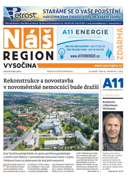 E-magazín Náš Region - Vysočina 29/2024 - A 11 s.r.o.