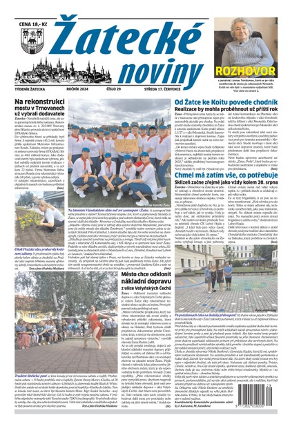 E-magazín Žatecké noviny 29/24 - Ohře Media