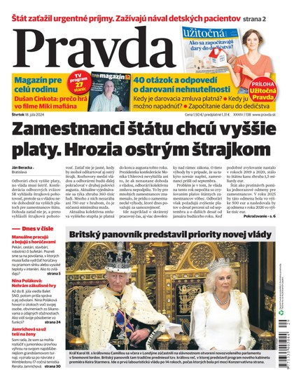 E-magazín Denník Pravda 18. 7. 2024 - OUR MEDIA SR a. s.