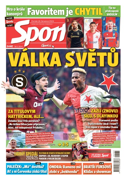 E-magazín Sport - 18.07.2024 - CZECH NEWS CENTER a. s.